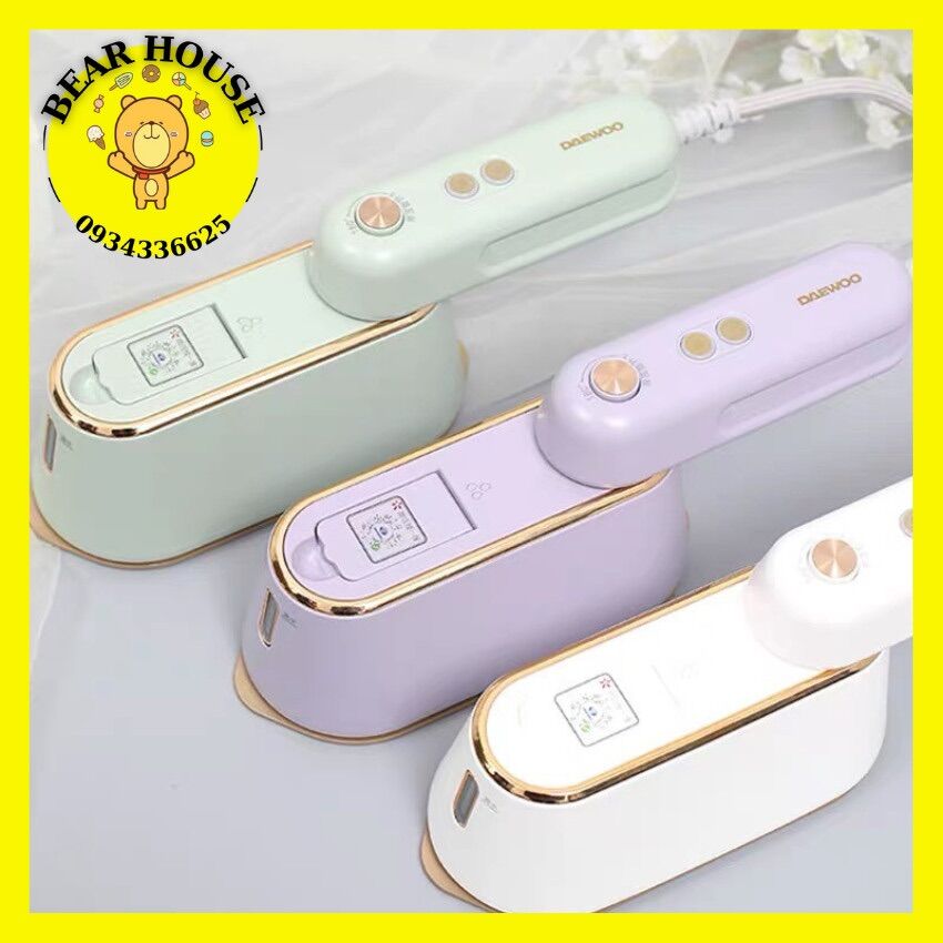 Bàn là bàn ủi hơi nước cầm tay hàn quốc daewoo hi-029- hàng chính hãng 100%