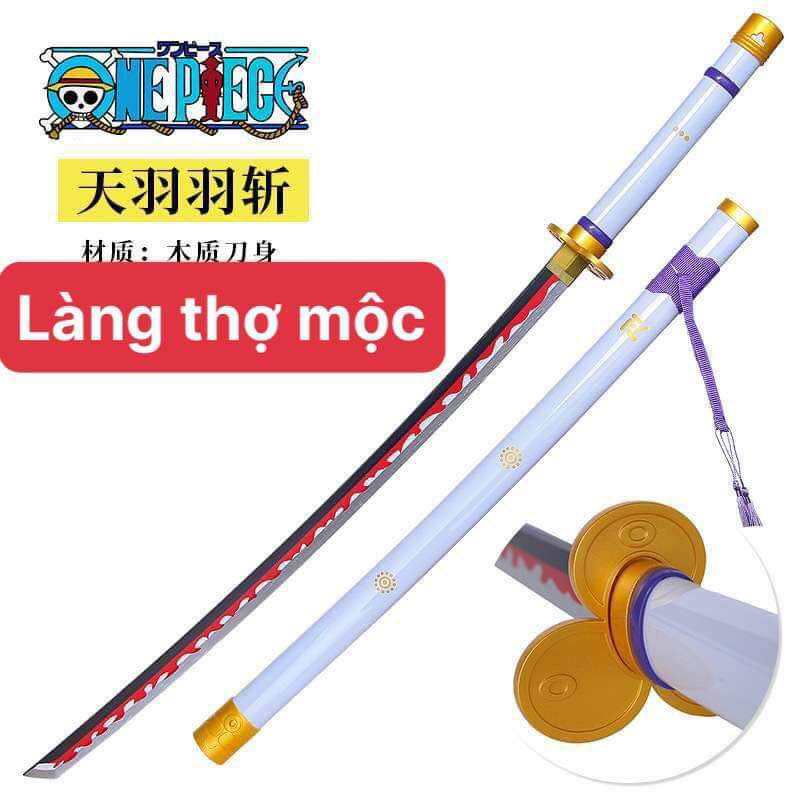 [Lưỡi Kiếm dài 1 mét] kiếm gỗ  Mô hình gỗ katana các nhân vật anime Onepiece Kimetsu no yaiba Zoro