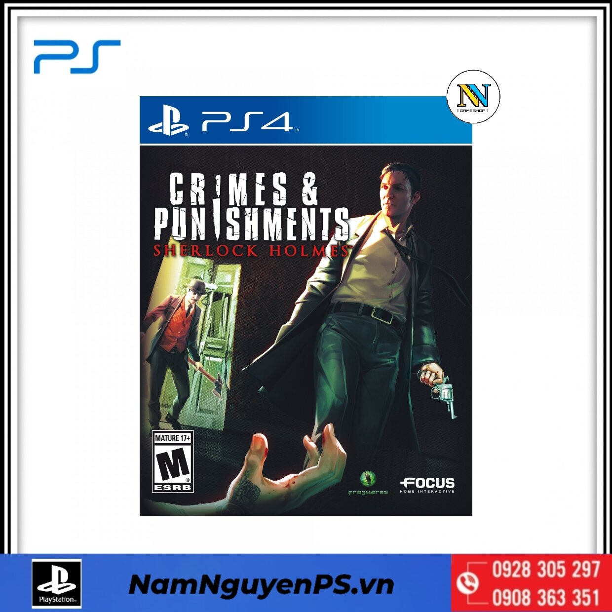 Đĩa Game PS4 | Sherlock Holmes : Crimes & Punishments