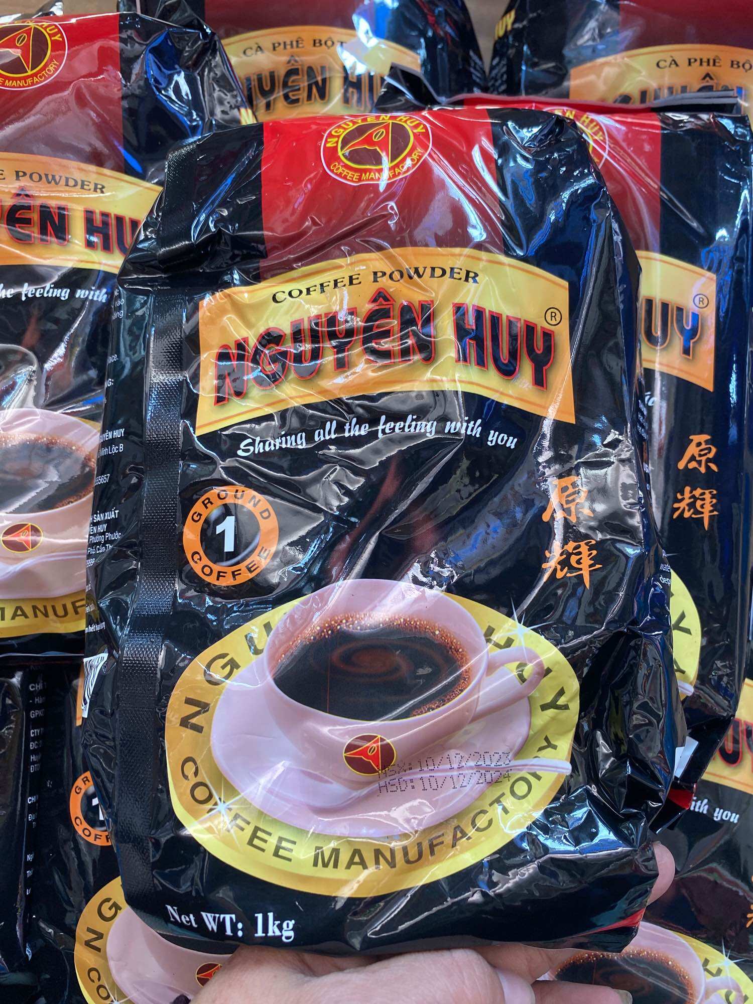 Cafe bột nguyên huy 1kg