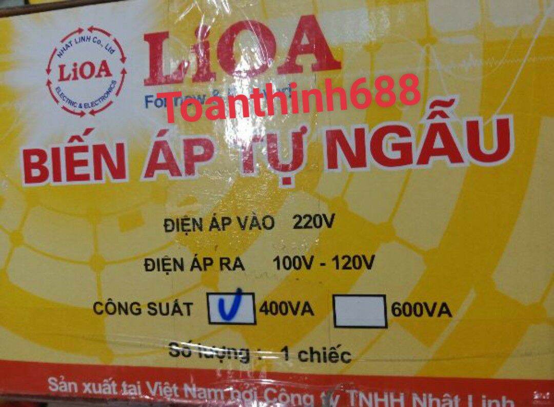 [HCM]Biến áp đổi nguồn Lioa 600VA-400VA-200VA