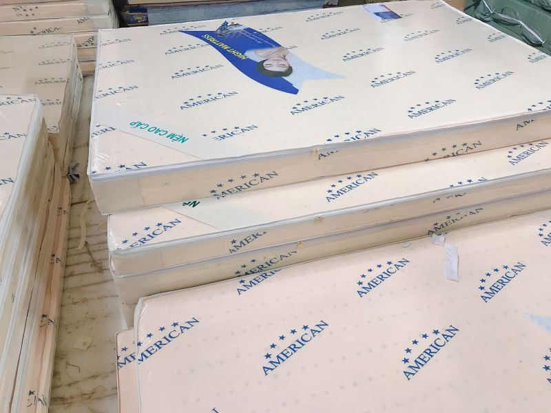 NệM Cao Su American 1M6 X 2M X 10cm( BH 15 năm)