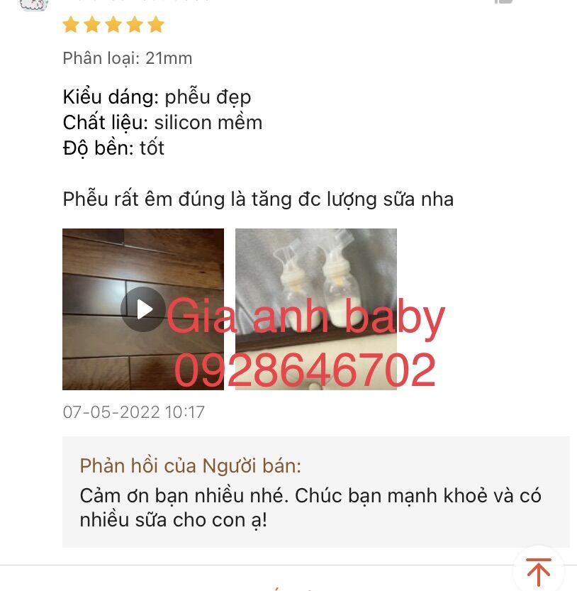 Phễu hút sữa Lacteck baby motion( đơn giá 1 cái)