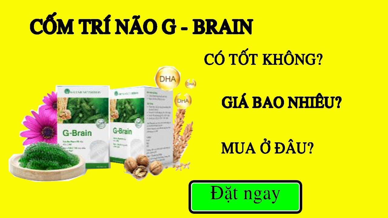 GBRAIN CỐM PHÁT TRIỂN TRÍ NÃO - G BRAIN HỘP 30 GÓI