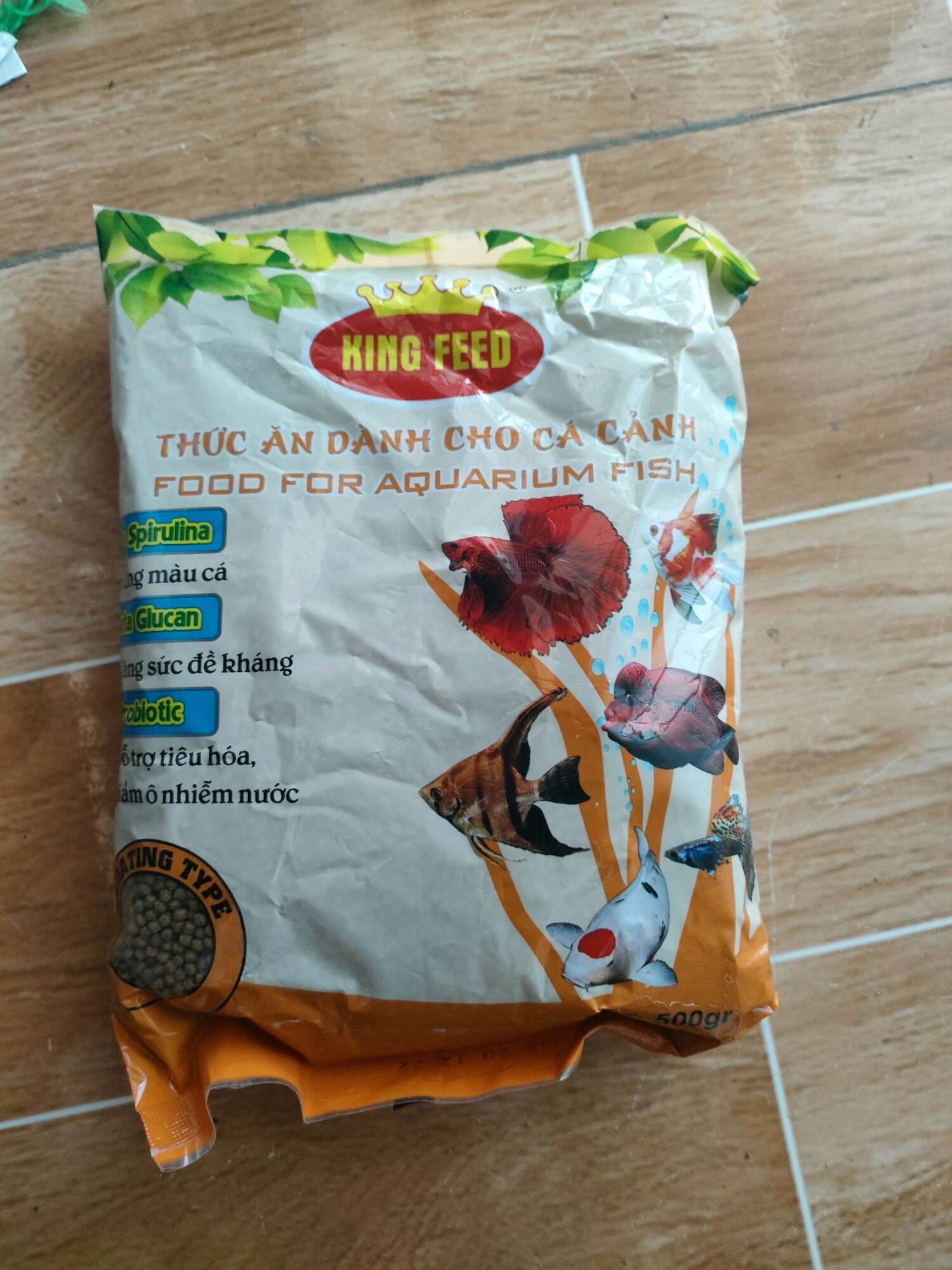 1 túi thức ăn cho cá cảnh king feed 500g