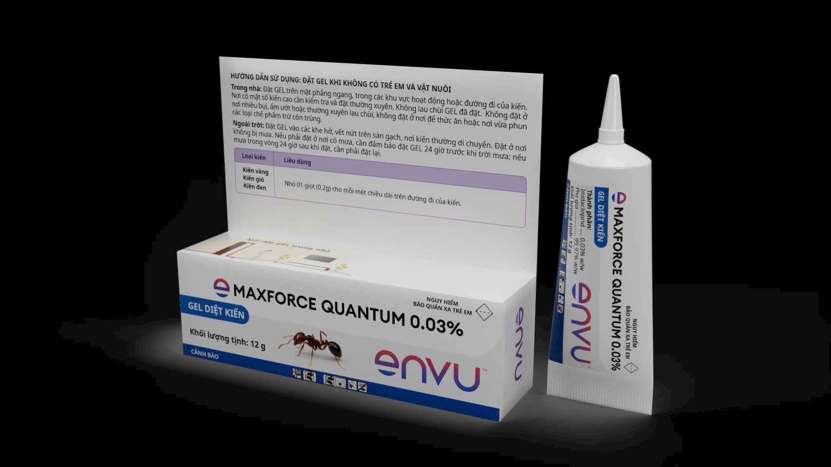 Thuốc diệt kiến sinh học Maxforce Quantum Envu 12g