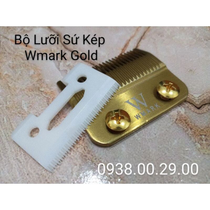 Bộ Lưỡi Sứ Kép Wmark Loại Tốt Cho Tông Đơ Cắt Tóc Các Loại.. 