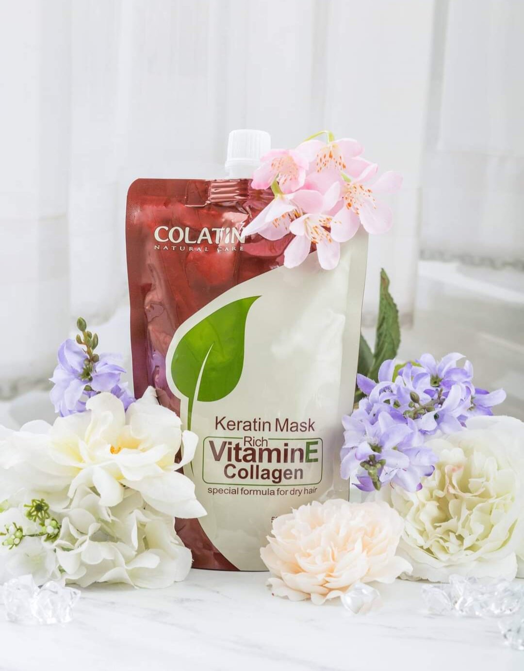 Dầu hấp dưỡng tóc phục hồi colatin keratin Collagen vitamin E