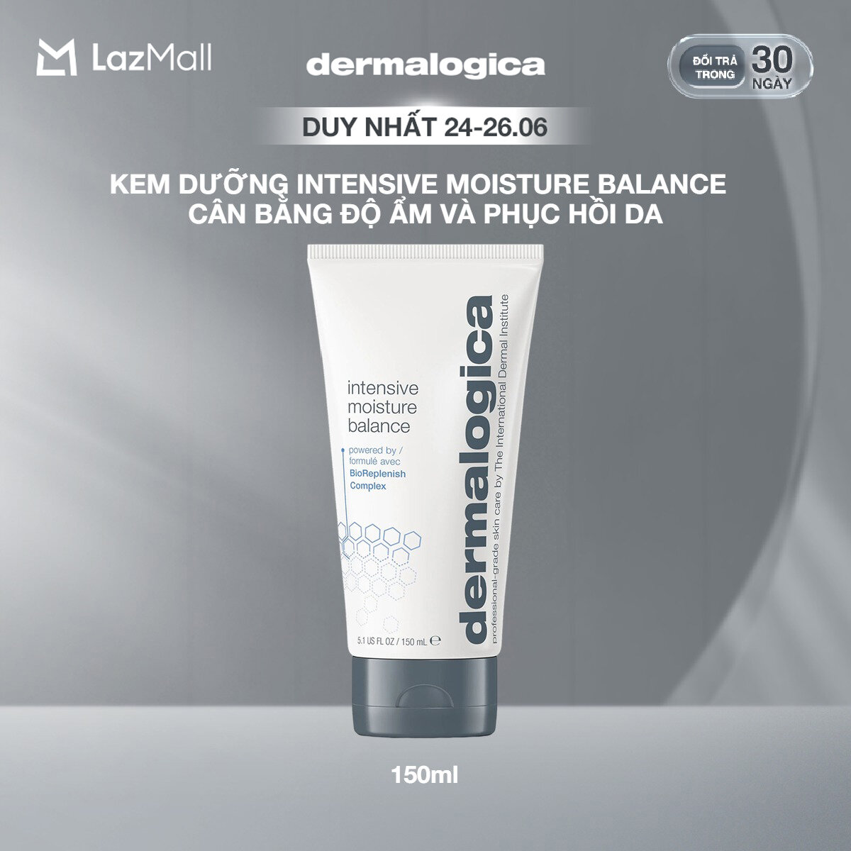 Kem dưỡng giúp cân bằng độ ẩm và phục hồi da Dermalogica Intensive Moisture Balance 150ml