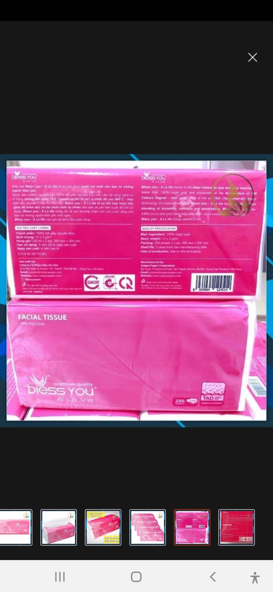 khăn giấy rút 250 tờ