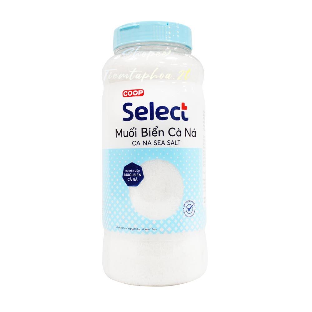 HỦ 1KG MUỐI BIỂN CÀ NÁ SELECT HỦ NHỰA SẠCH AN TOÀN