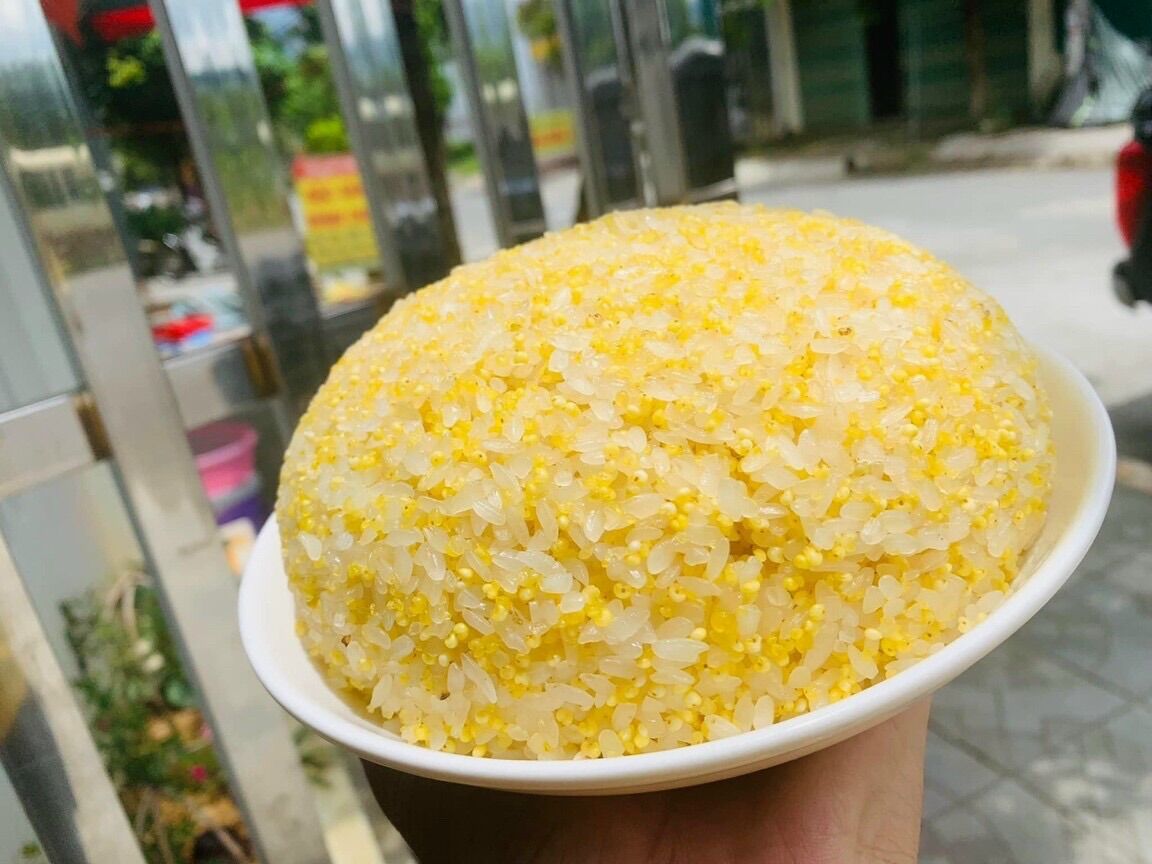 Hạt kê nếp vàng Tây Bắc đã tách vỏ( 1kg)