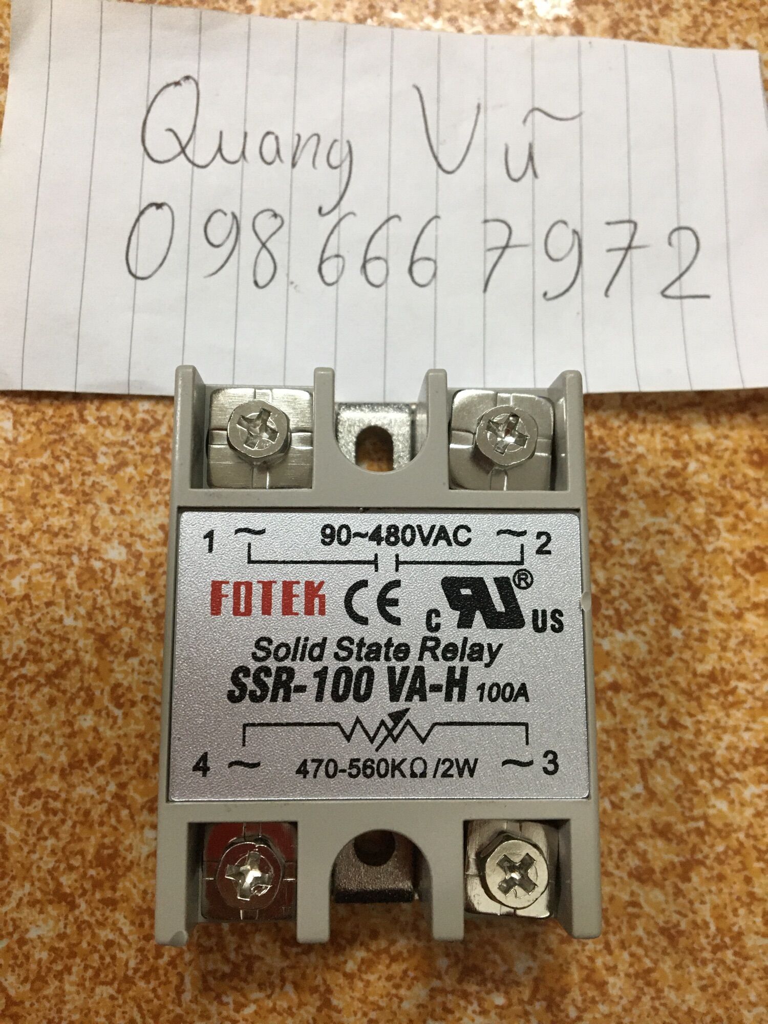 Role bán dẫn ssr 100VA loại tốt lắp nồi phở