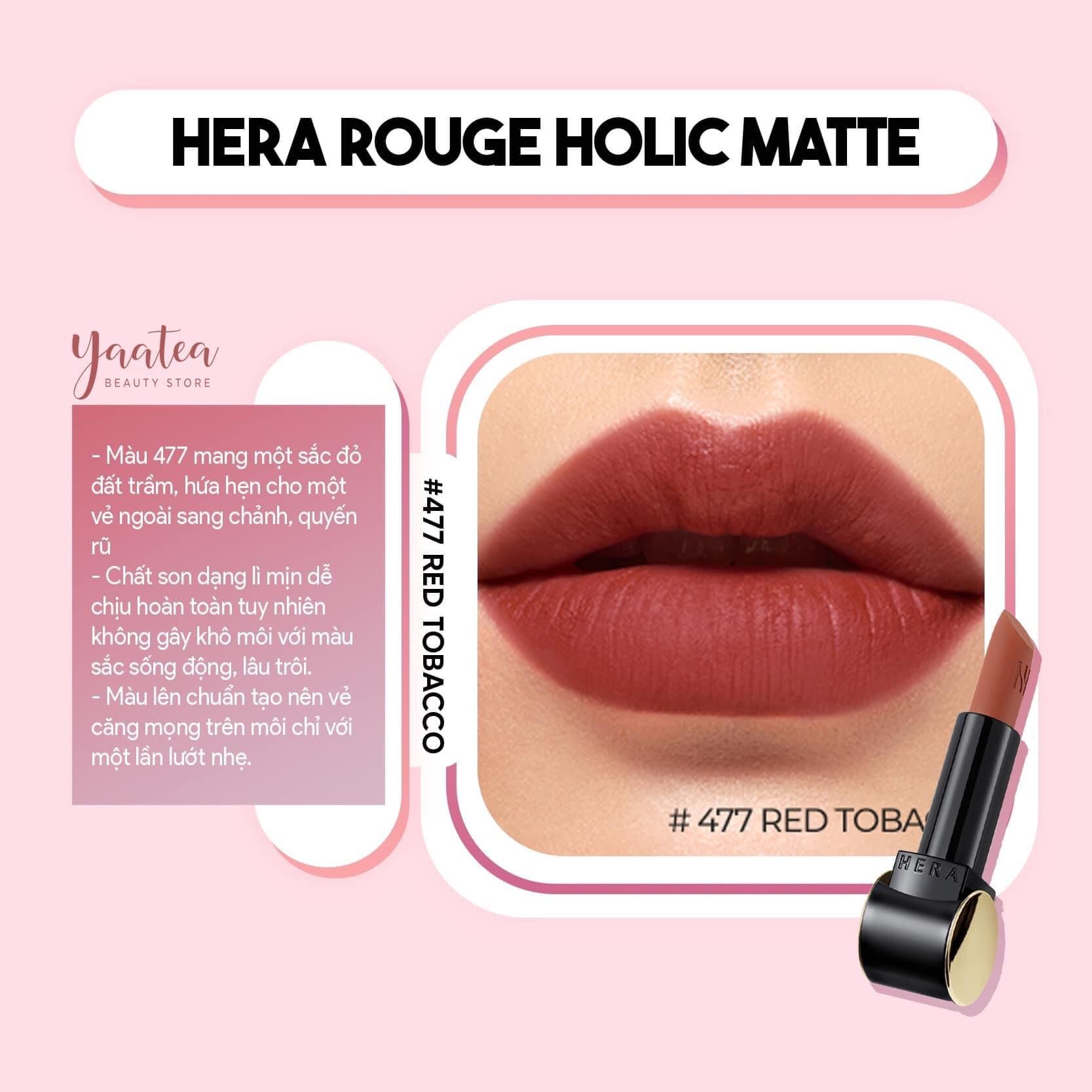 Son Thỏi Hera Rouge Holic