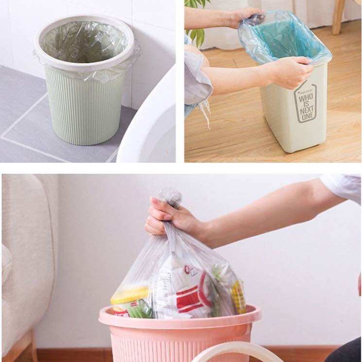 Combo 5 Cuộn 75 Túi Đựng Rác Tự Phân Hủy 45’50cm