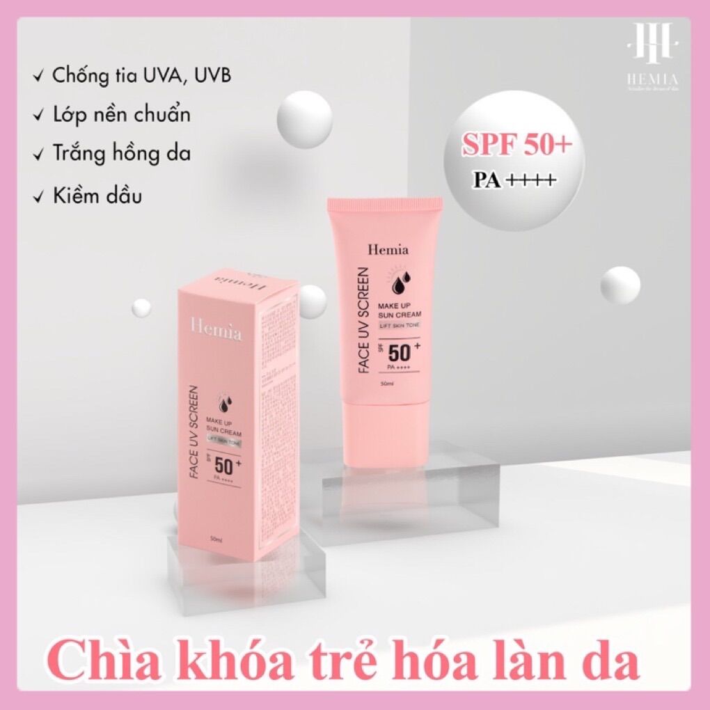 [siêu phẩm kem chống nắng cao cấp hemia-hàn quốc chính hãng 100%]
