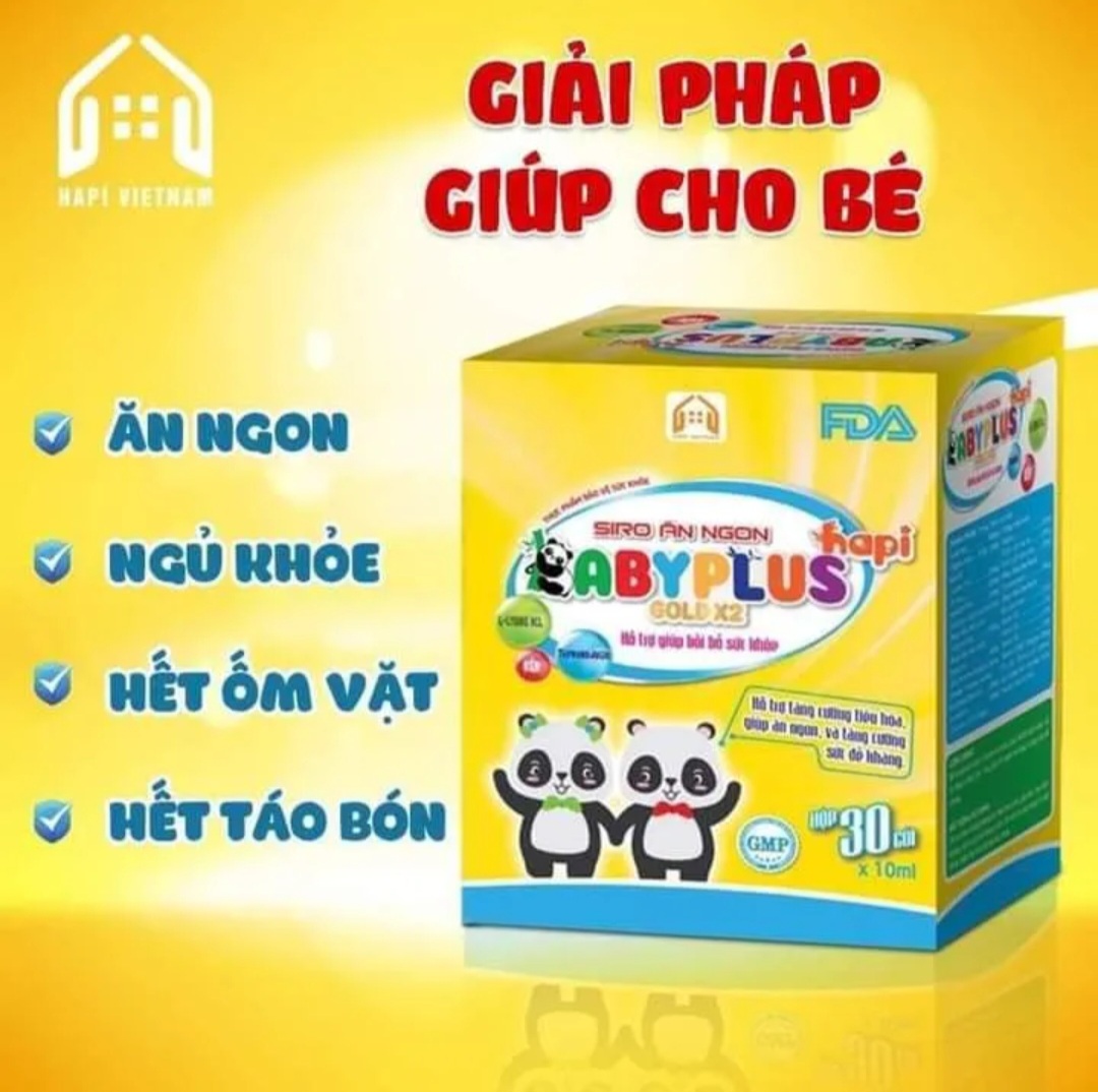 Siro Ăn ngon Baby Plus hapi