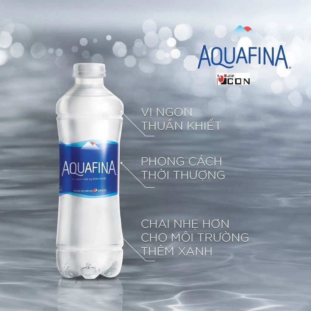 Chai nước suối aquafina 500ml