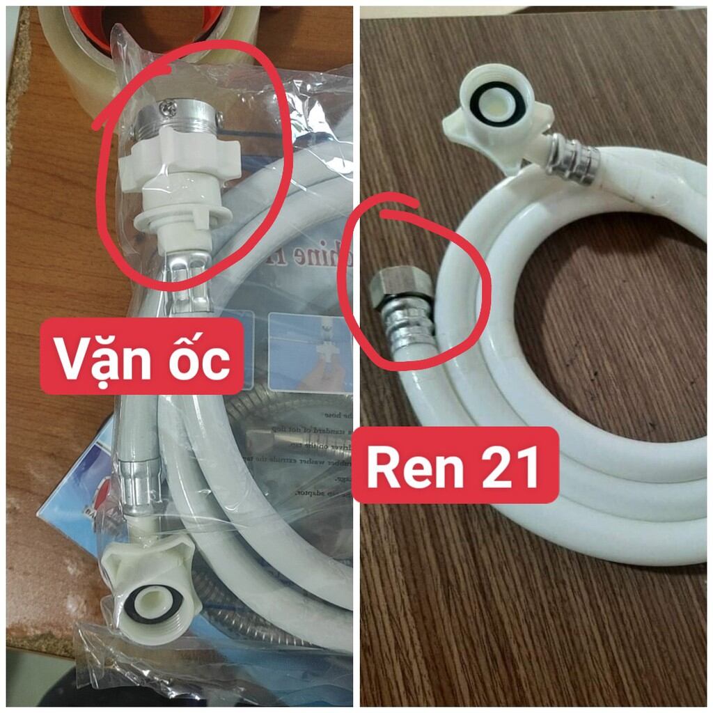 Dây cấp máy giặt đầu ren 27