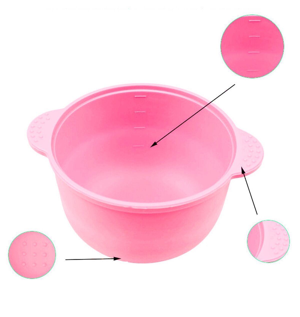 Chén nấu sáp wax lông chất liệu silicon ( chén nấu sáp )