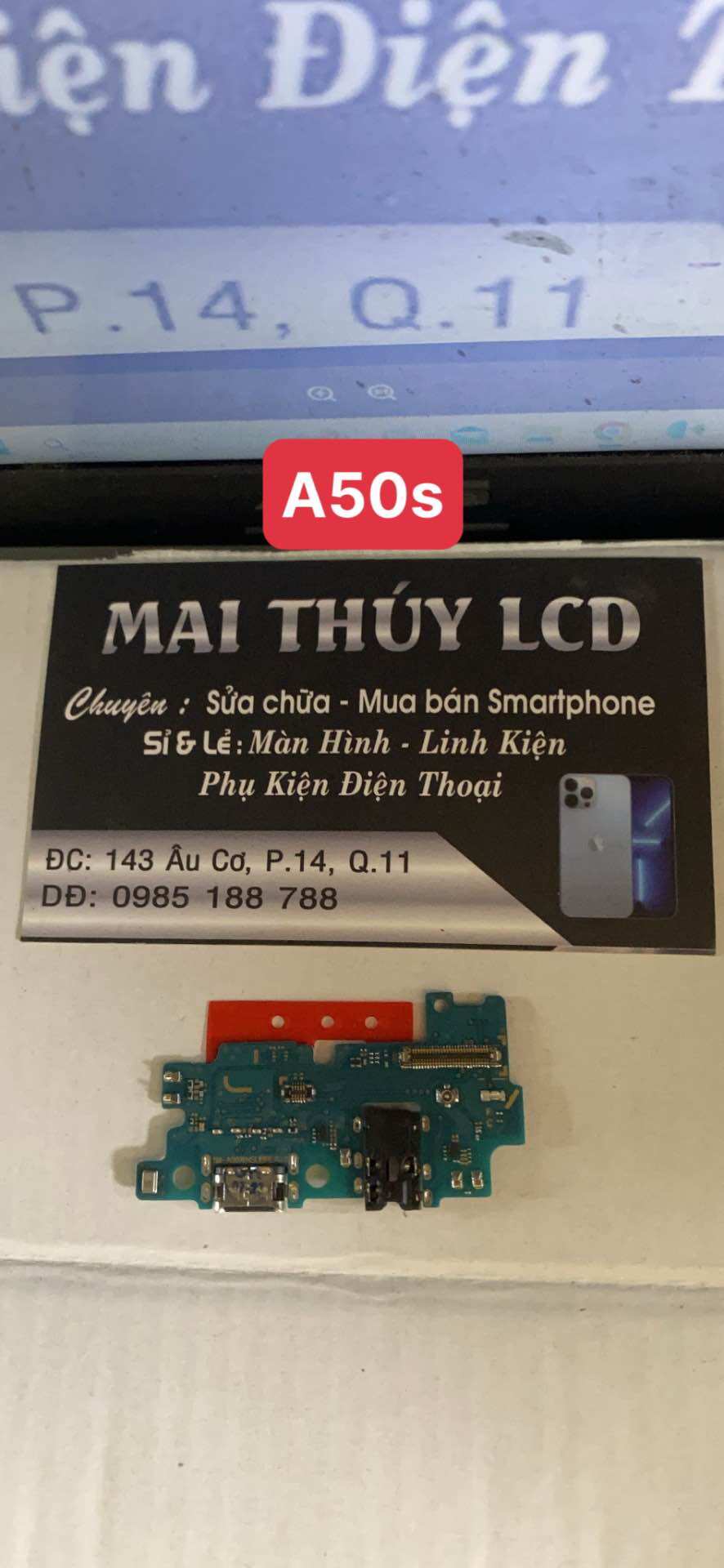 Cụm sạc samsung a50s zin