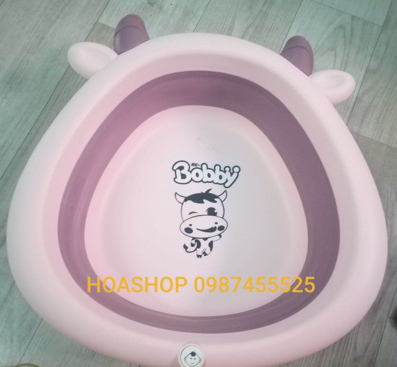 Chậu rử mặt gấp gọn cho bé