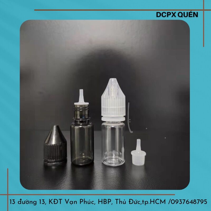 Lọ chiết 10ml trong phun xăm chai lọ mực xăm 10ml chai lọ nhựa chiết mực phun xăm