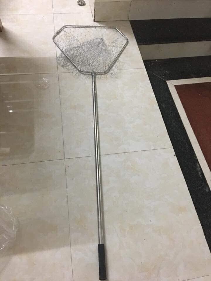 Vợt Xúc Cá Inox Dài 1m7 Đến 3m Cao Cấp