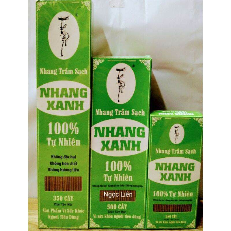 Nhang trầm sạch tự nhiên chân tăm mộc ( nhang xanh)