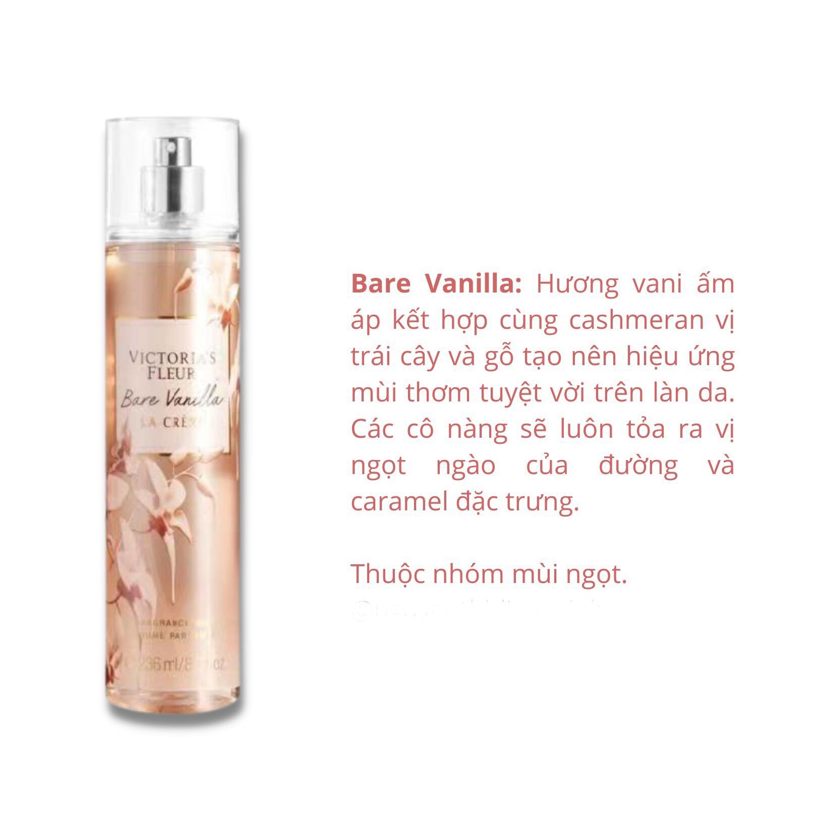 Xịt thơm toàn thân body mist fleur 236ml
