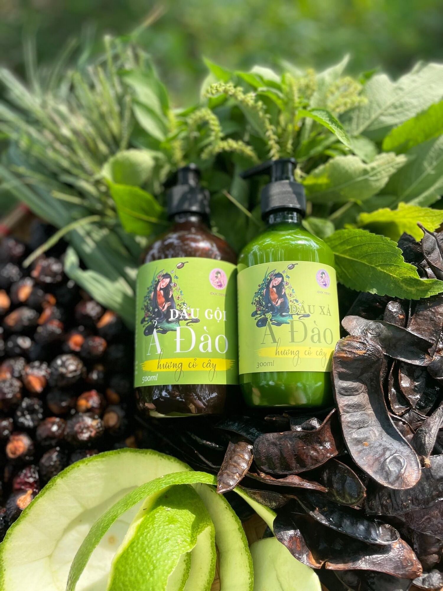Combo chăm sóc tóc Ả Đào Mộc Nhan Natural