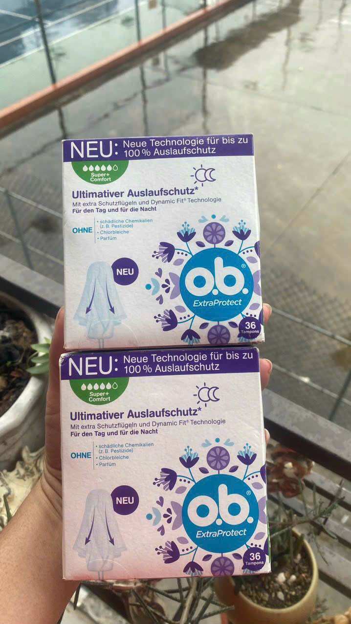 Tampon O.B Băng vệ sinh thế hệ mới Đức