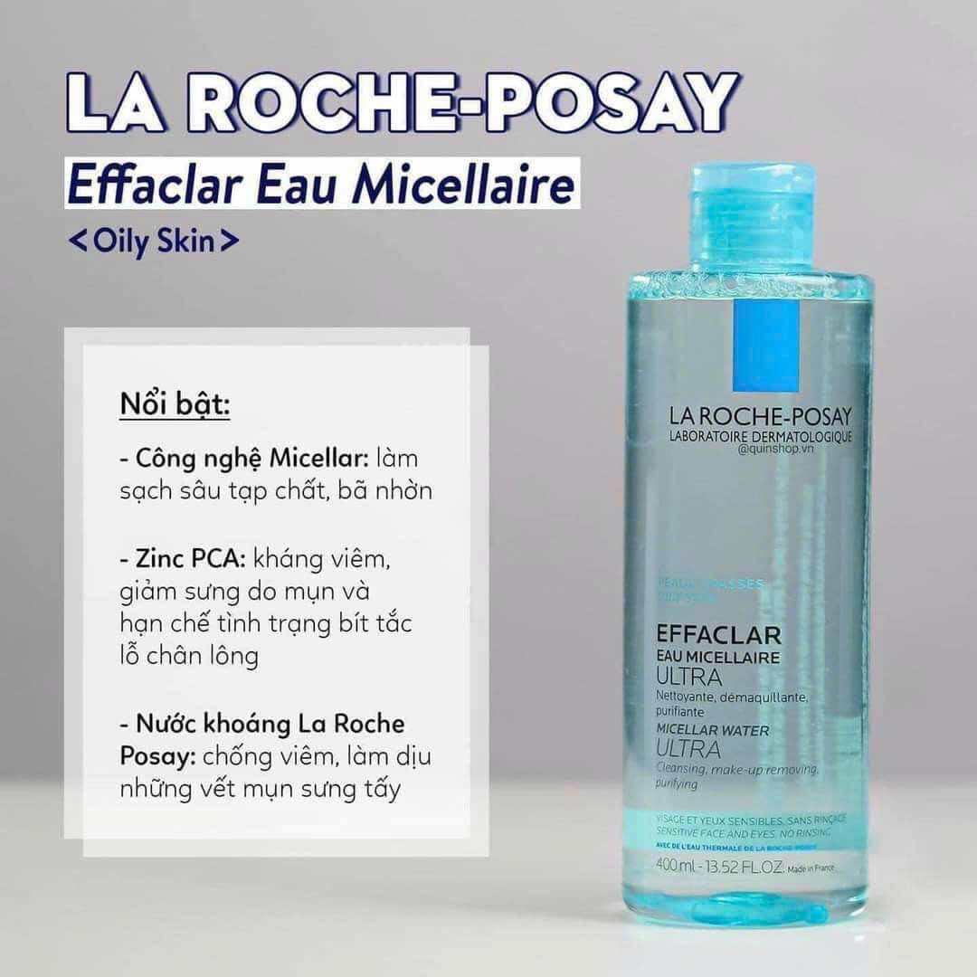 Tẩy trang LA ROCHE POSAY - Nước Tẩy Trang La Roche Posay Effaclar Micellar