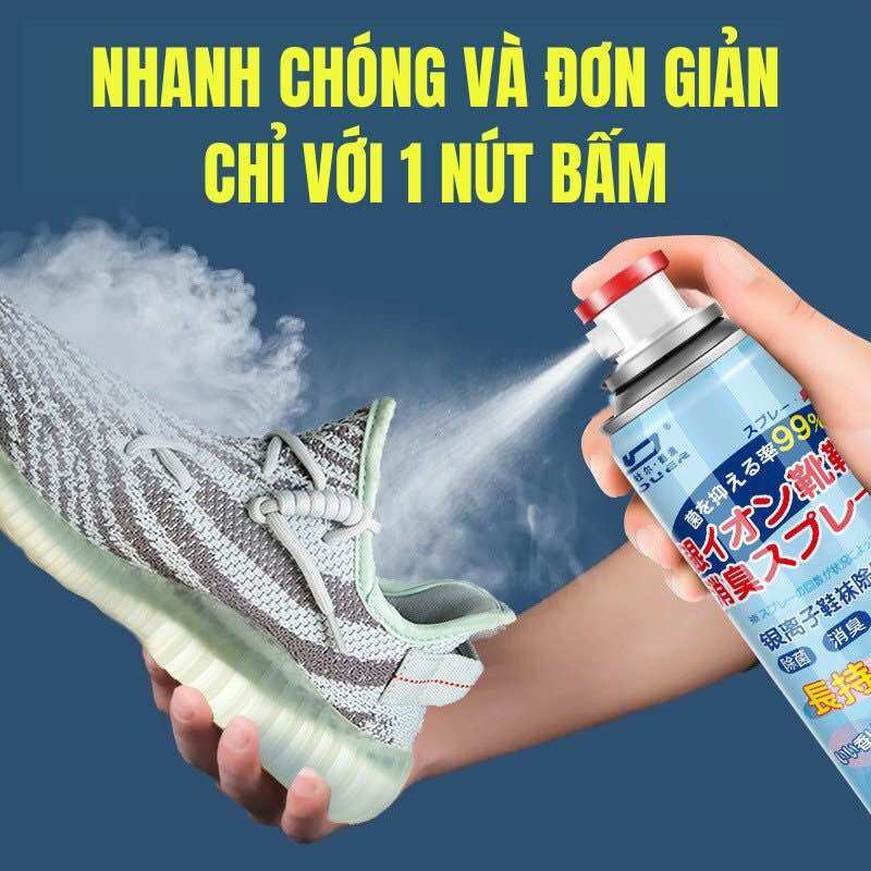 Chai xịt khử mùi nano bạc - giúp bạn luôn tự tin trong cuộc sống