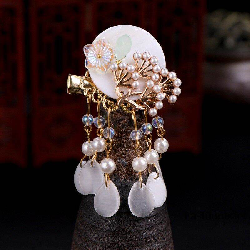 Kẹp tóc đính đá opan cao cấp