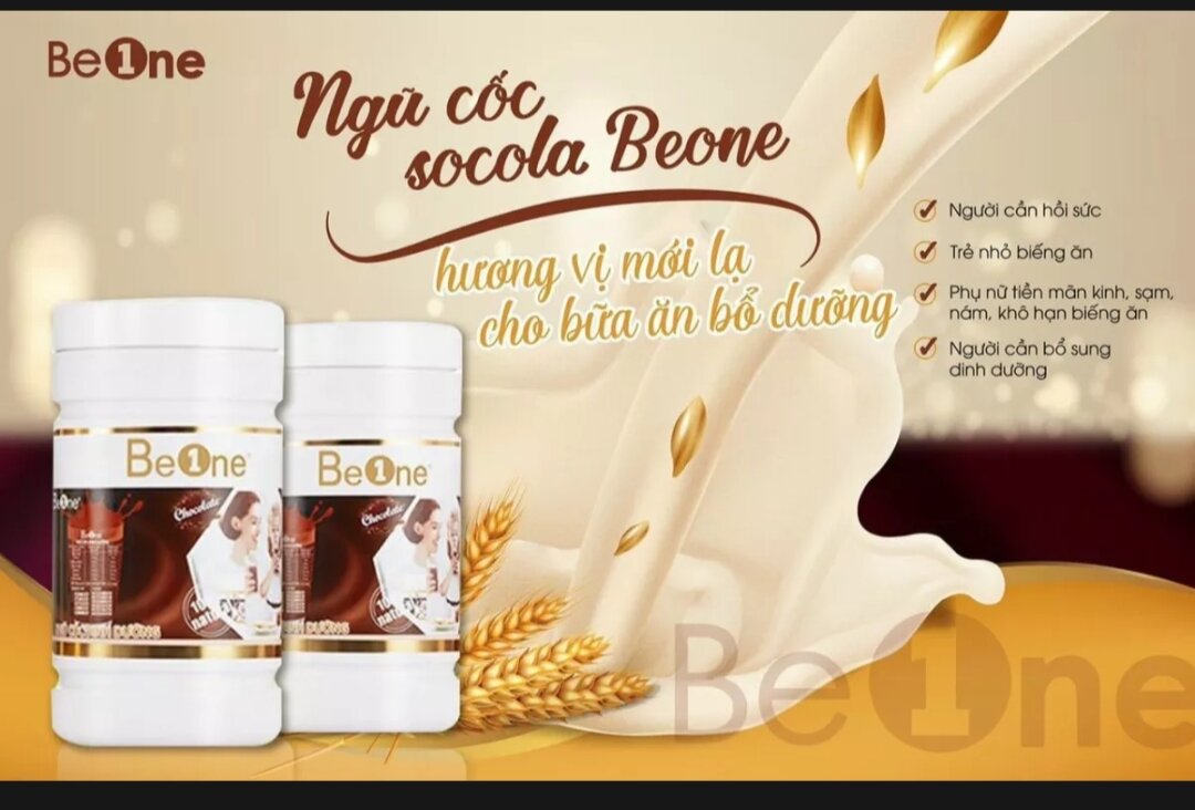 Ngũ cốc BeOne vị Sôcôla chính hãng date 11 2023