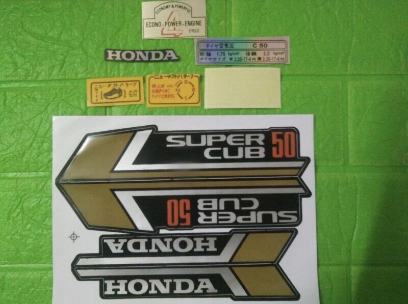 Bộ tem dán cub 86 50/70cc