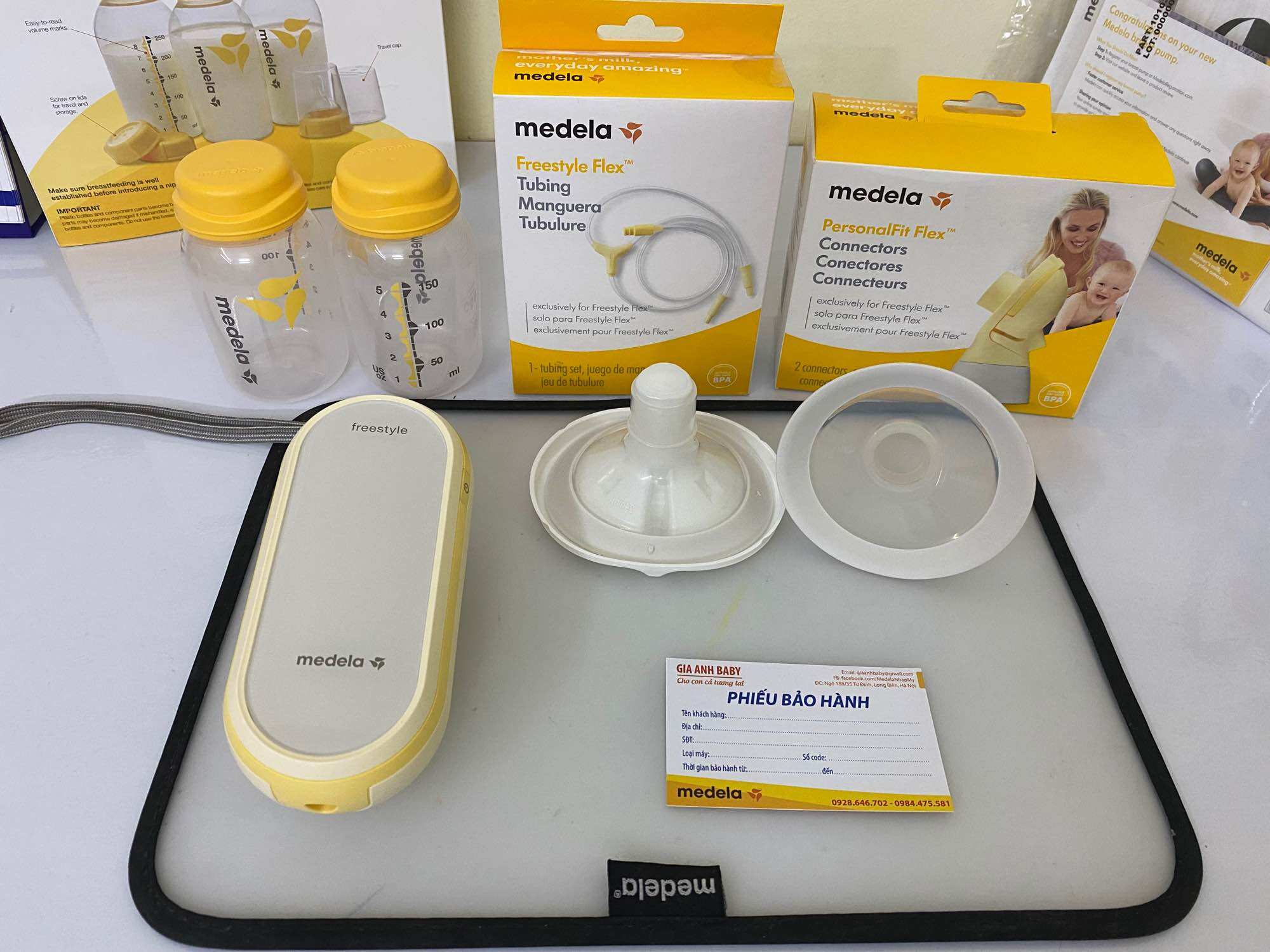 Máy hút sữa medela freestyle flex like new( có bảo hành)