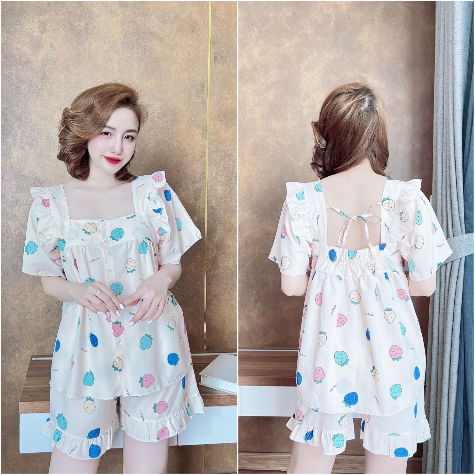 (45-100kg) Đồ Bộ Lụa Nhật Bigsize Cao Cấp - Xinh