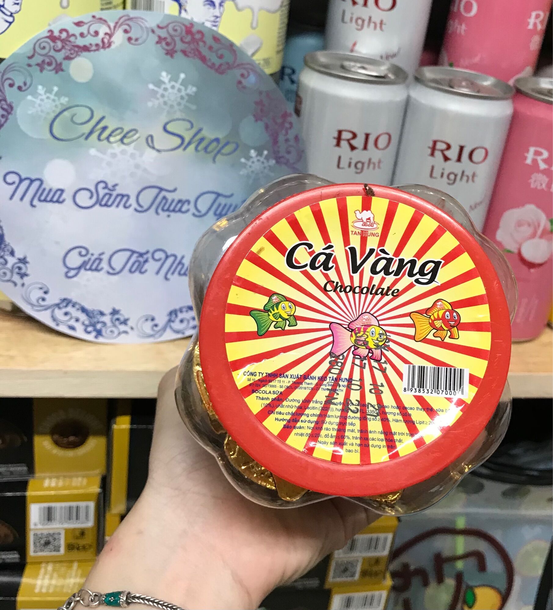 Kẹo Socola Hình Cá Vàng