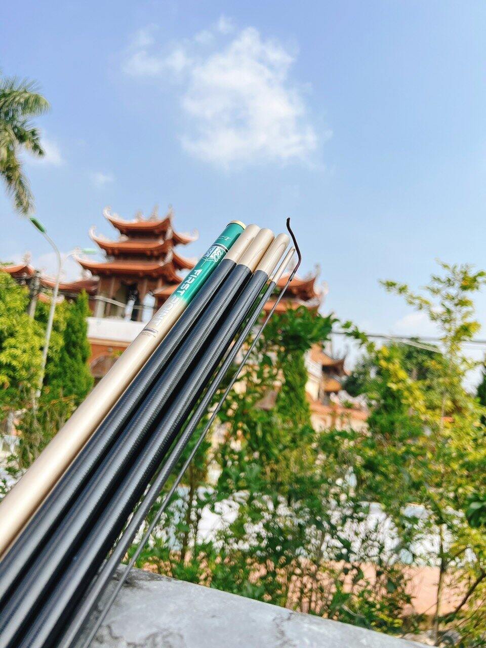 Lóng cần câu huyền thiết xanh