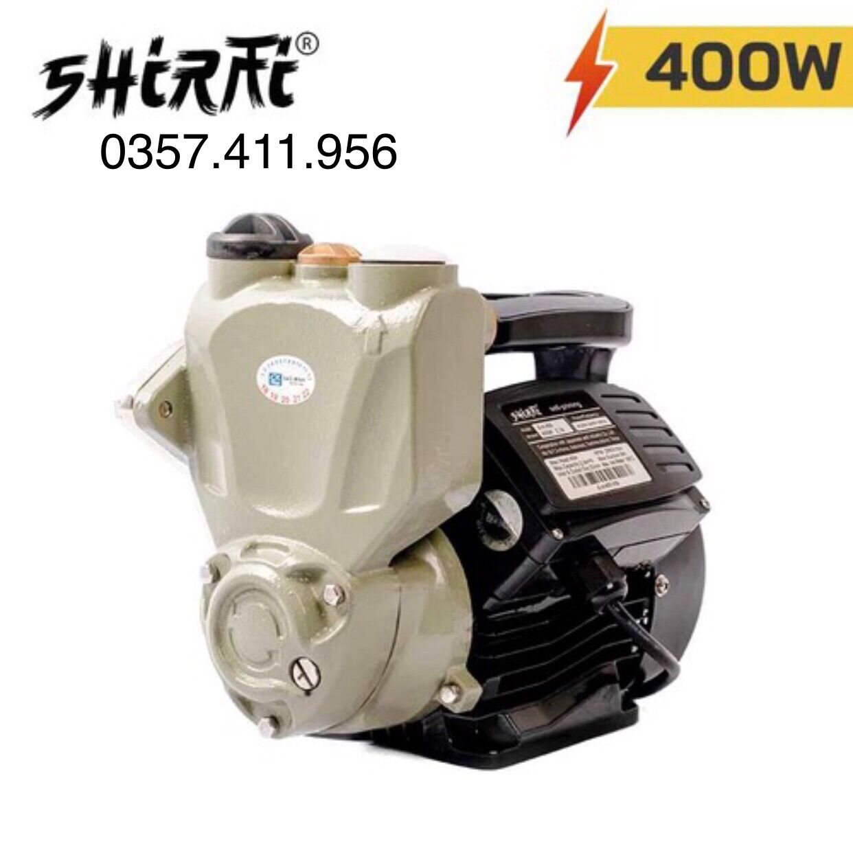 Máy bơm trân không đẩy cao shirai 400w