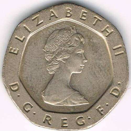 Đồng xu 20 pence của Anh 1982 - 2008