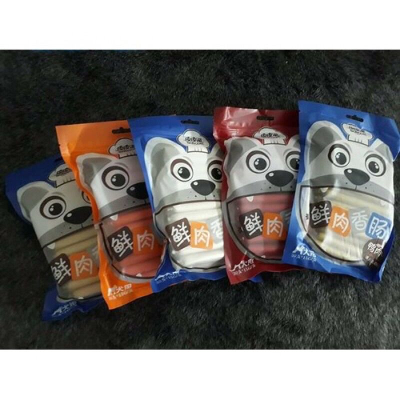 Combo 10 cây xúc xích taotaopet cho chó mèo thơm ngon - bổ dưỡng 15g/cây