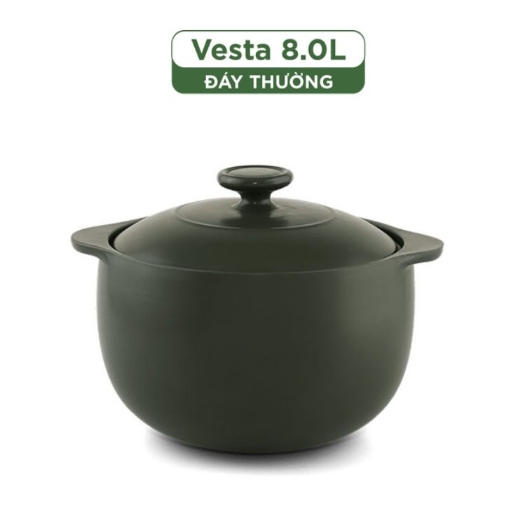 Nồi sứ Minh Long thân cao 8L - nồi dưỡng sinh sứ minh long 8L