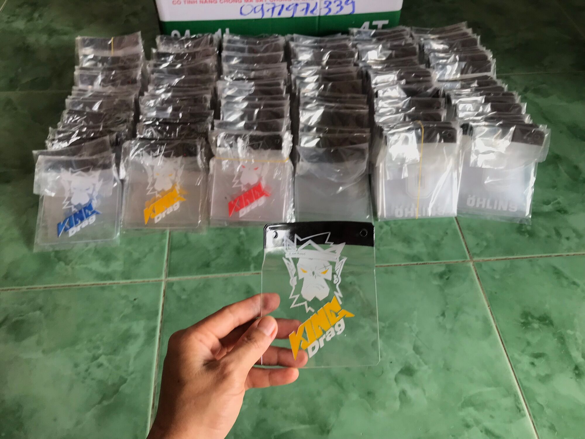 Mica che phuộc ex nhỏ King Vàng.