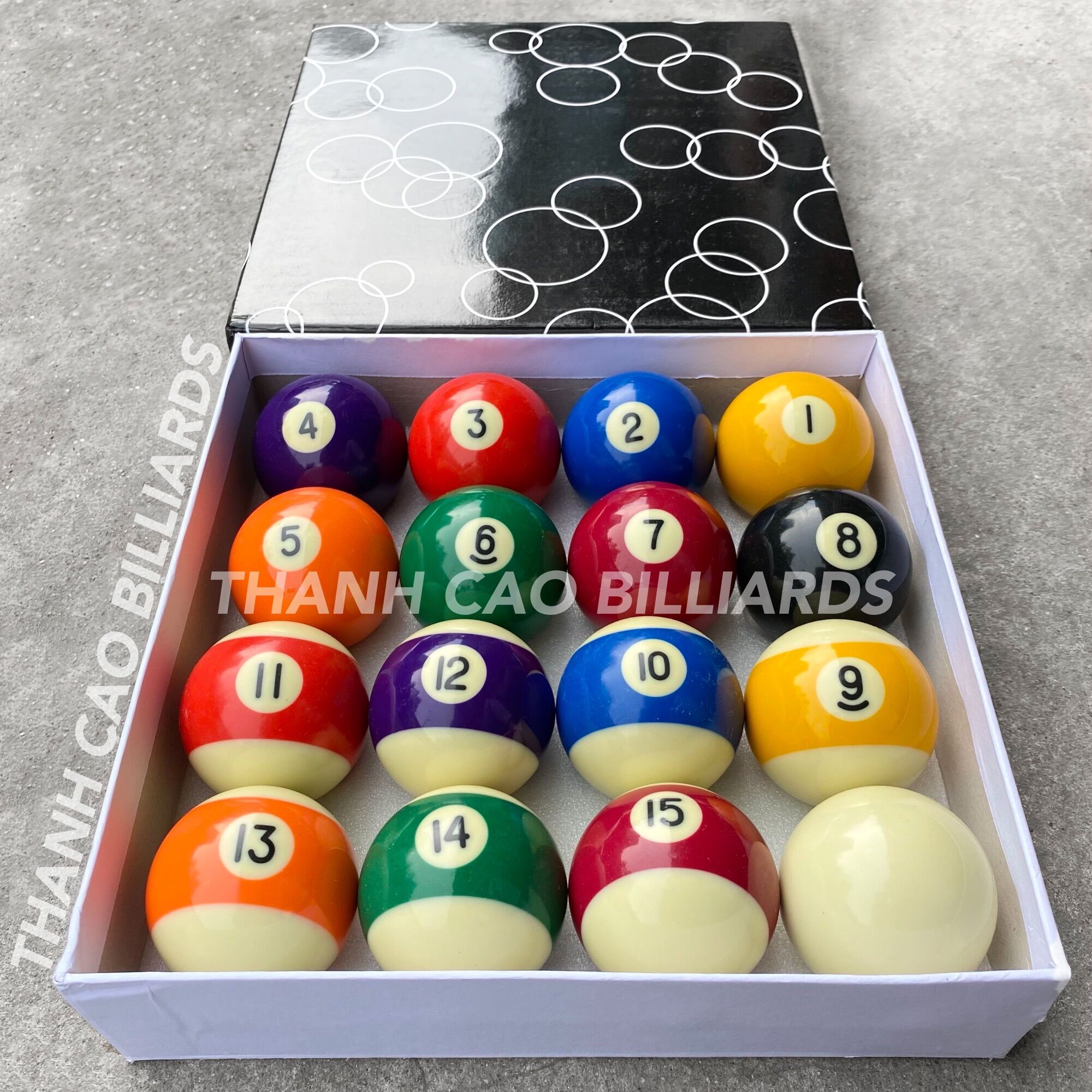 Bộ Bóng Bi-a Lỗ Bình Dân 56mm | Bóng Bida Chơi Giải Trí Tại Nhà | Bóng Bida Cho Người Mới Bắt Đầu