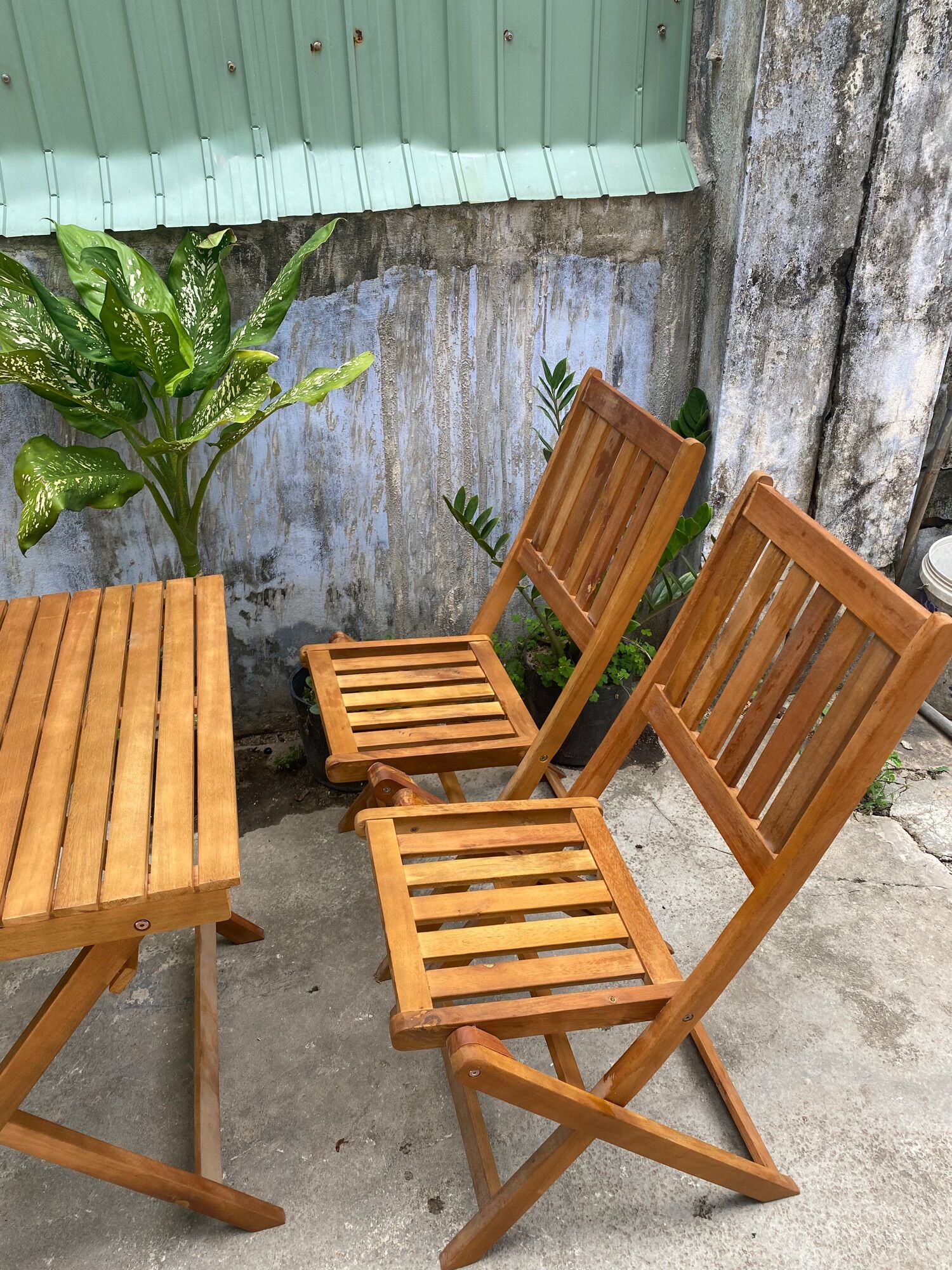 Bàn gỗ xếp gọn