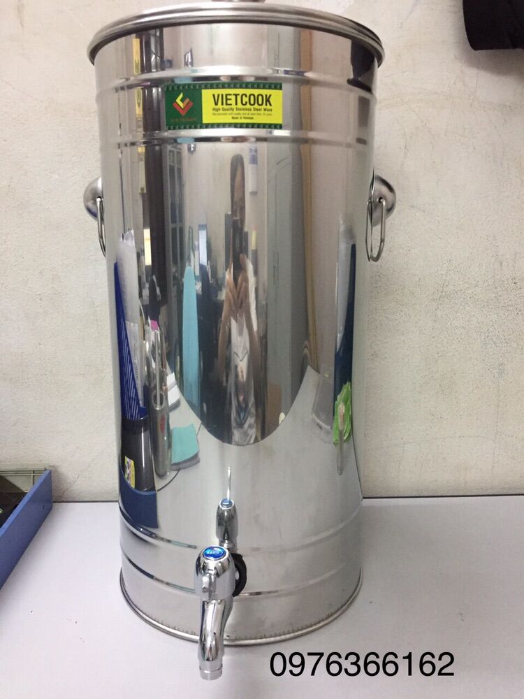 Bình Nước inox 304 Có Vòi Việtcook (7, 10, 15, 20, 25L)