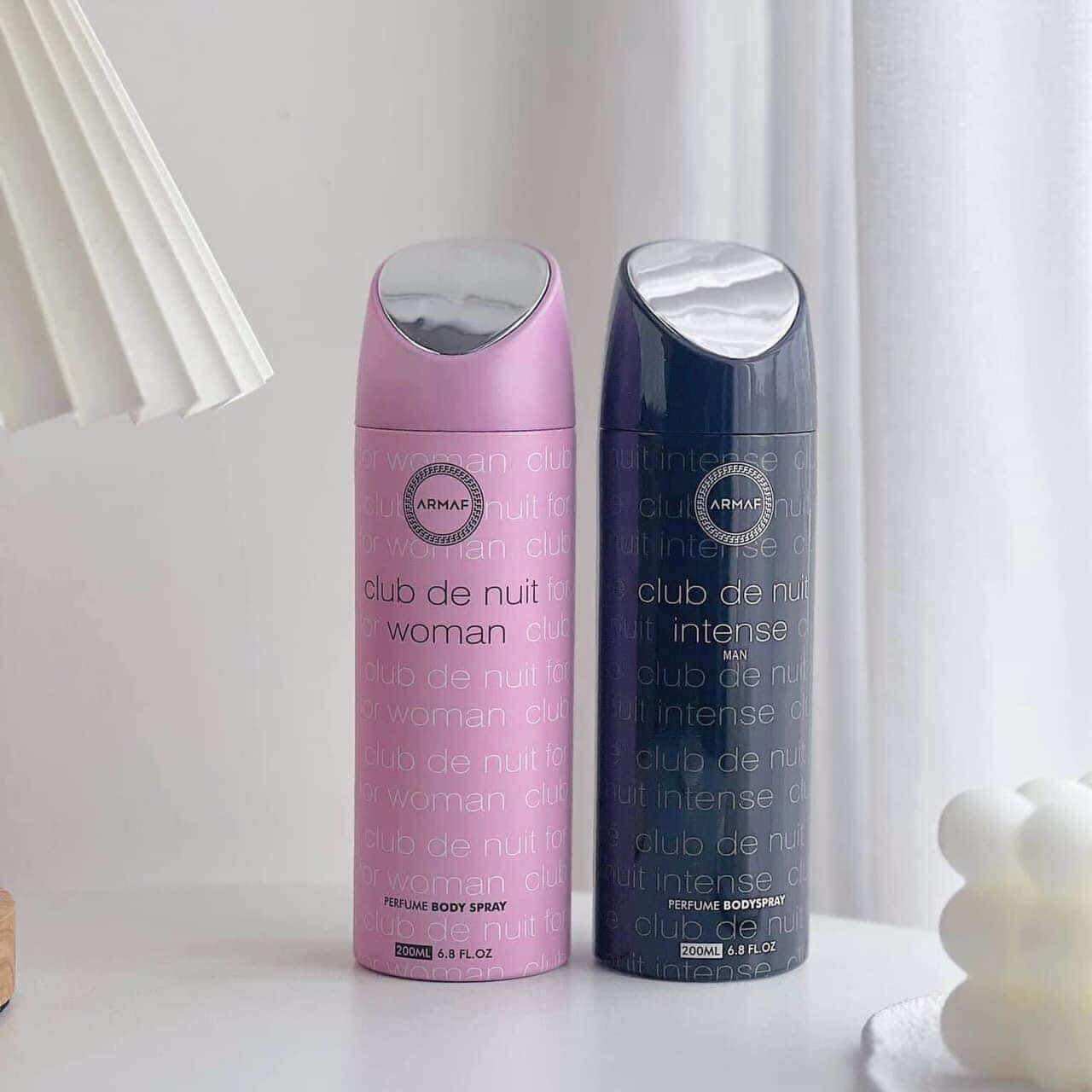 Xịt thơm toàn thân Body spray Armaf Club De Nuit 200ml Nam Nữ